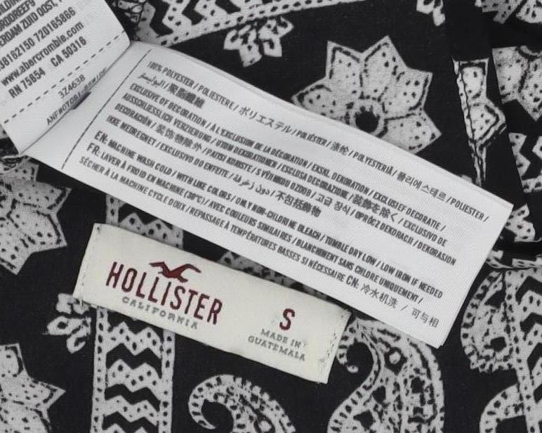 Womens UK Size S Hollister Black Camisole Tank