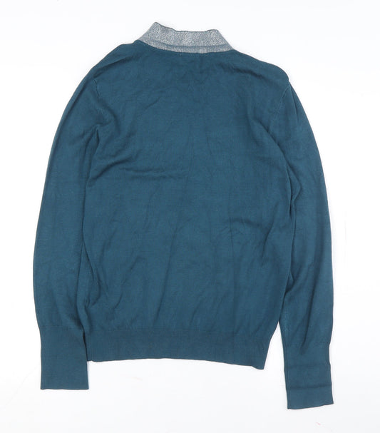 Womens UK Size M Oasis Blue Pullover Jumper