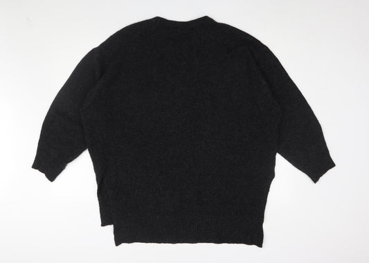 Womens UK Size M H&M Black Pullover Jumper