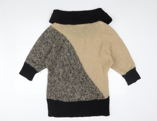 Womens UK Size 10 Wallis Beige Pullover Jumper