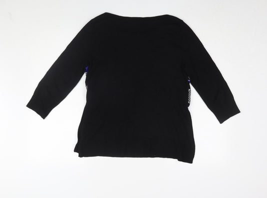 Womens UK Size 12 Principles by Ben de Lisi Black Pullover Jumper