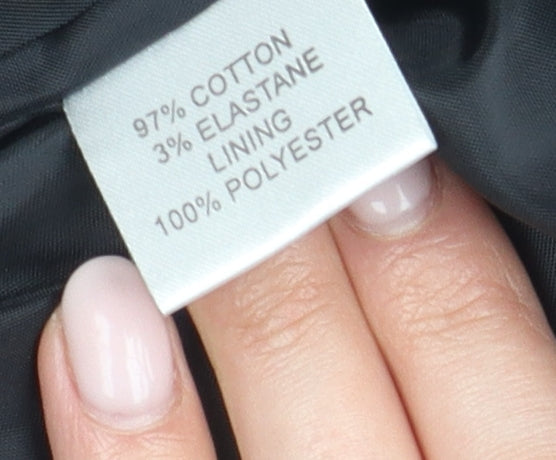 Select Women's Black Pinstripe Blazer Size 10