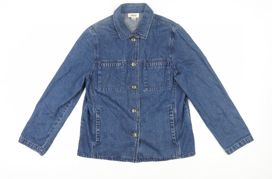 Womens UK Size S Talbots Blue Basic Jacket