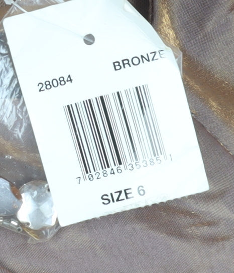 Jackie Jon Brown Cocktail Dress, Size 6, Sleeveless