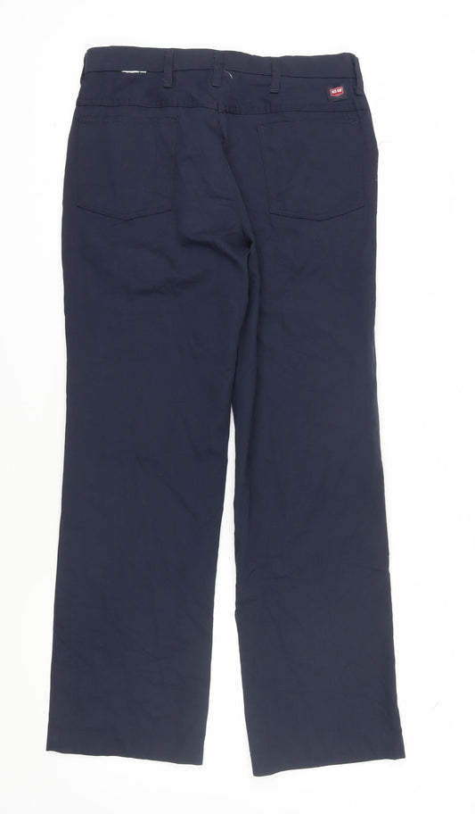 Red Kap Men's Blue Chino Trousers 34 Regular Fit