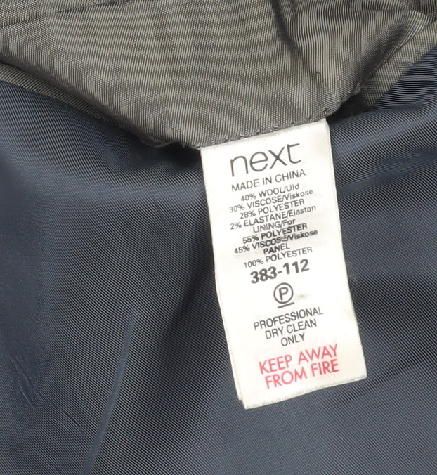 Mens UK Size 42 NEXT Regular Grey Suit Jacket