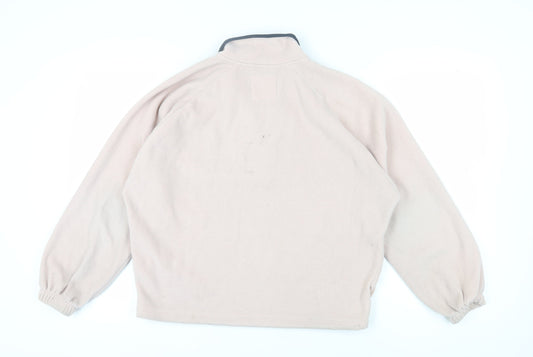 Hollister Women's Beige Pullover Sweatshirt S