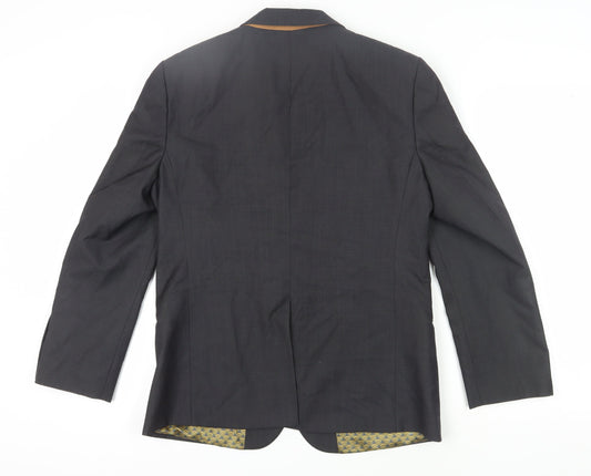 Mens UK Size 40 Ted Baker Regular Black Suit Jacket