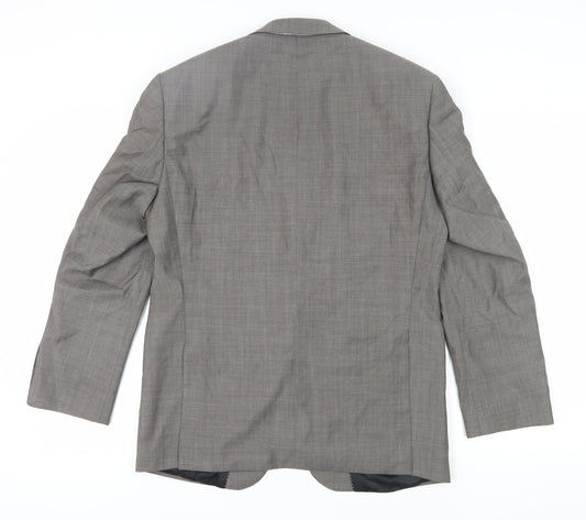 Mens UK Size 40 Baumler Regular Grey Suit Jacket