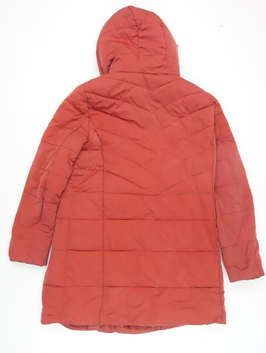 Mantaray Women's Red Puffer Jacket Size 16