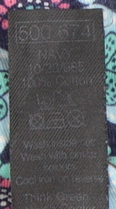 M&Co Women's Multicolour Size 14 Tunic Blouse