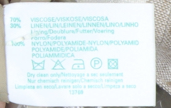 C&A Women's Multicoloured Blazer Size 16 Plaid Casual