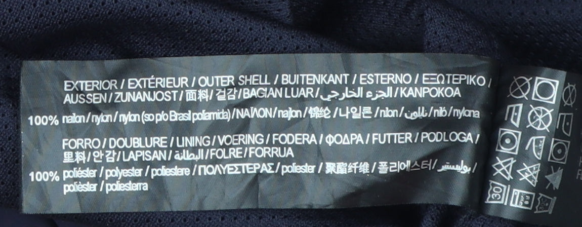 Mens UK Size L Pull&Bear Multicoloured Windbreaker Coat