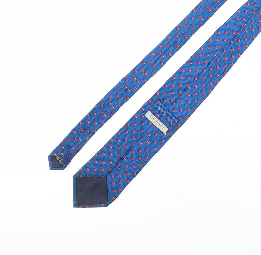 Tie Rack Mens Blue Geometric Silk Tie