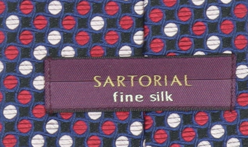 Sartorial Men's Multicoloured Silk Geometric Designer Tie