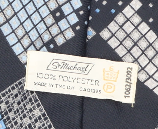 Marks and Spencer Men's Geometric Polyester Tie