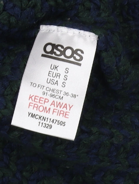 Womens UK Size S ASOS Blue Pullover Jumper