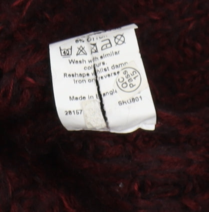 River Island Men's Red Pullover Jumper M