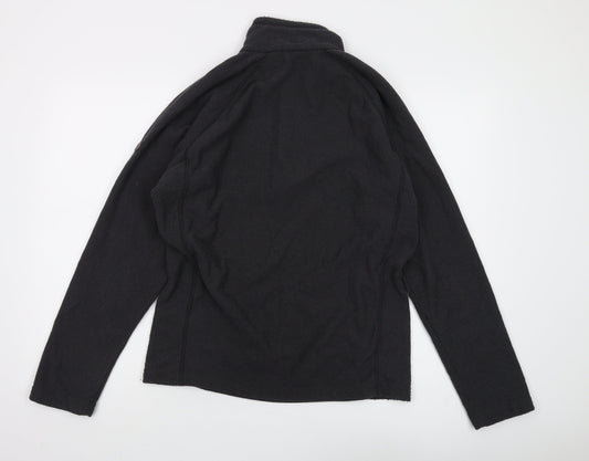 Mens UK Size M Regatta Black 1/4 Zip Sweatshirt