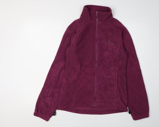 Womens UK Size 10 Hi Gear Purple Fleece Jacket