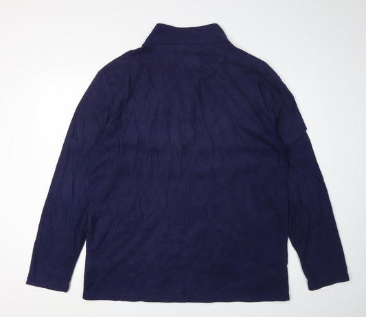 Mens UK Size L Peter Storm Blue 1/4 Zip Sweatshirt