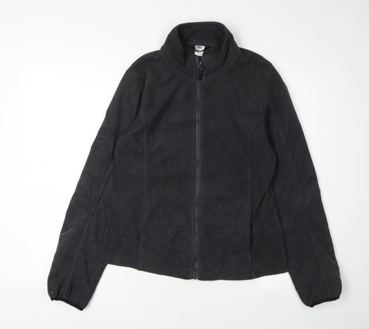 Womens UK Size S Crane Black Basic Jacket