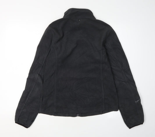 Womens UK Size S Crane Black Basic Jacket