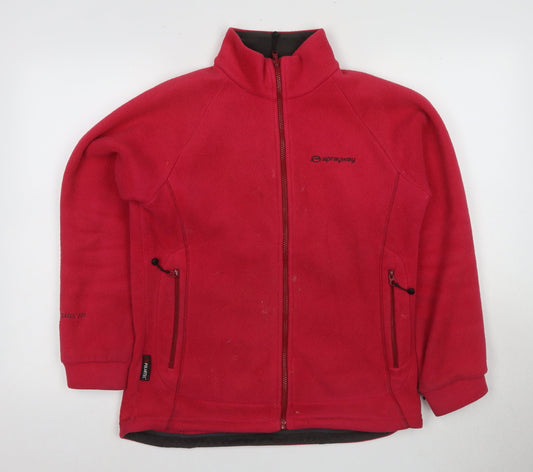 Womens UK Size 12 Sprayway Red Basic Jacket