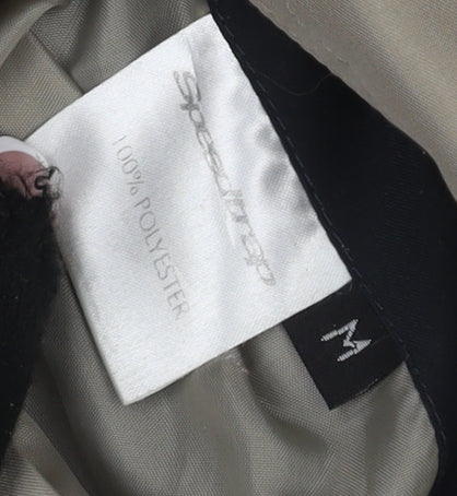 Mens UK Size M Speedtrap Beige Bomber Jacket