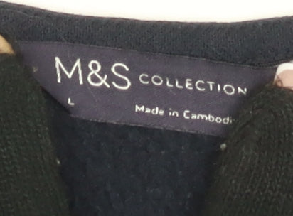 Womens UK Size L Marks and Spencer Black Basic Jacket