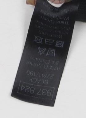 Womens UK Size 14 M&Co Black Henley Jumper