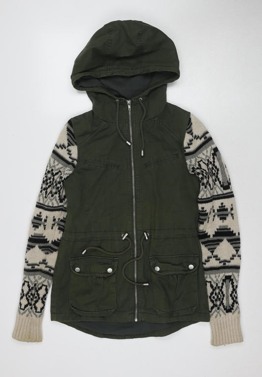Womens UK Size 8 Miss Selfridge Green Basic Jacket