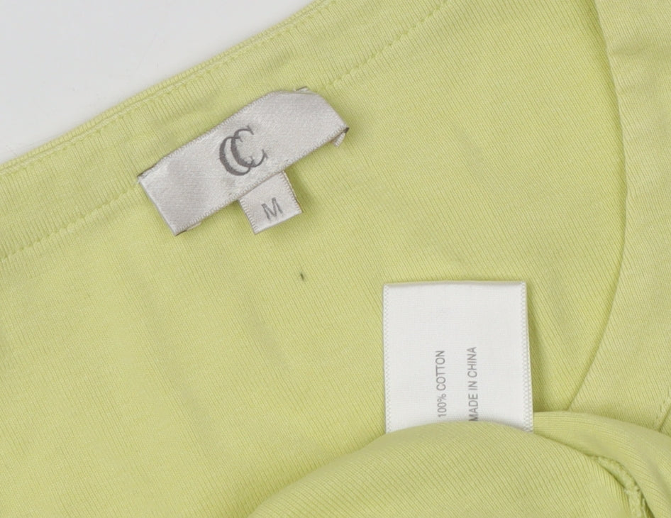 Womens UK Size M CC Yellow T-Shirt