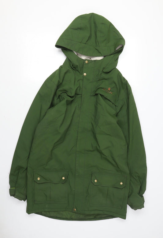 Womens UK Size 6 Hi Gear Green Parka Coat