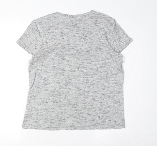 Womens UK Size S Gap Grey Basic T-Shirt