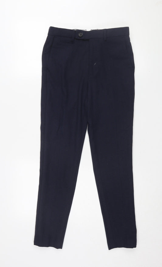 Womens UK Size M ASOS DESIGN Regular Fit Dress Pants Black Trousers