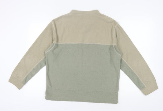 Mens UK Size L Petroleum Beige Pullover Sweatshirt