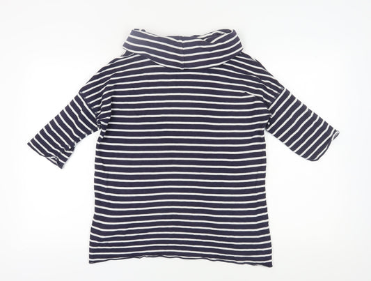 Womens UK Size XS Gap Blue Jersey Blouse