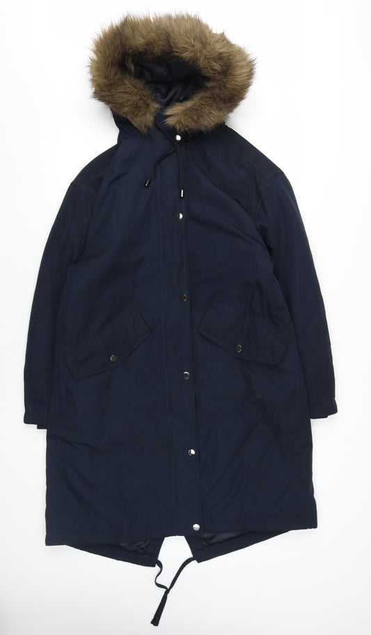 Womens UK Size 8 Marks and Spencer Black Military Jacket