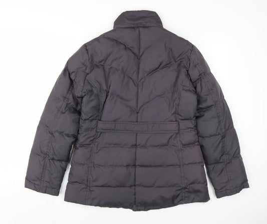 Womens UK Size M Larry Levine Black Puffer Jacket