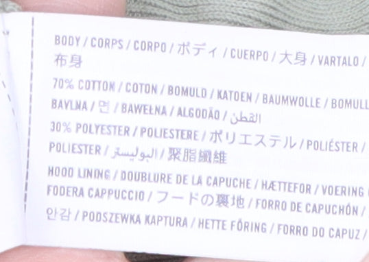 Hollister Green Hooded Pullover XS Unisex