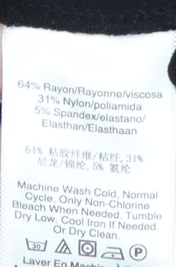 DKNY Women's Black Dress Pants, Size 14, Slim Fit