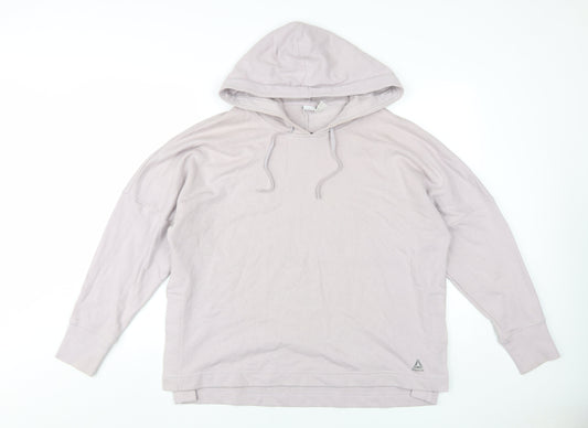 Womens UK Size S Reebok Ivory Pullover Hoodie