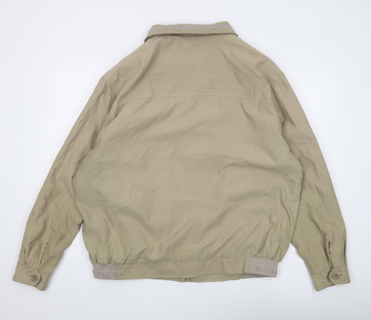 Mens UK Size XL Weatherguard Beige Windbreaker Coat