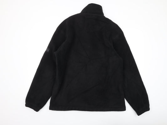 Mens UK Size L Maine New England Black Full Zip Sweatshirt