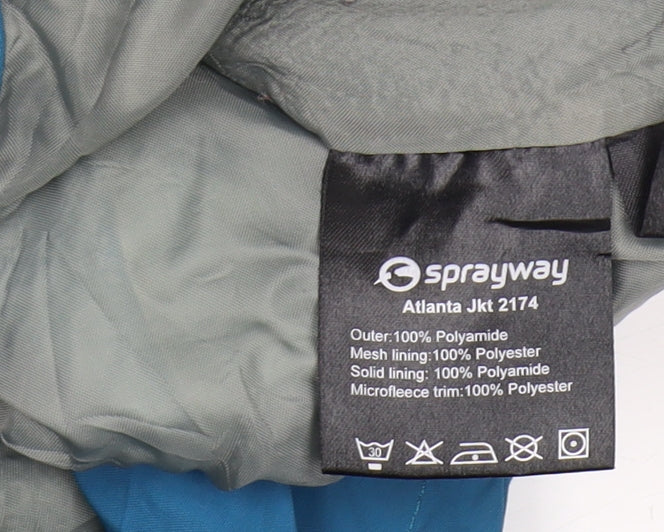 Womens UK Size 10 Sprayway Blue Parka Coat