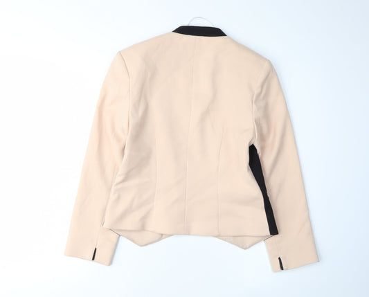 Dorothy Perkins Women's Beige Black Blazer Size 10
