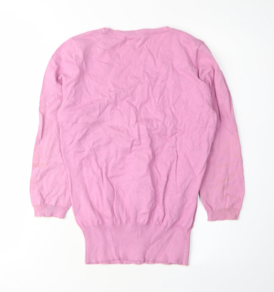 Womens UK Size 10 NEXT Pink Cardigan Jumper