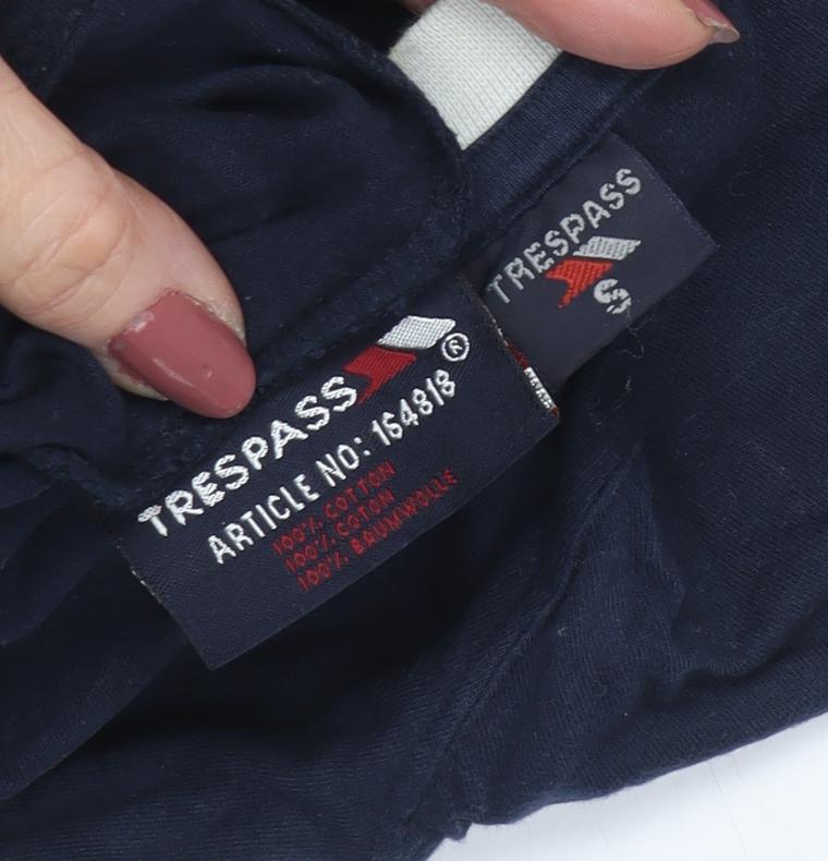 Trespass Men's Blue Crew Neck T-Shirt, Size S