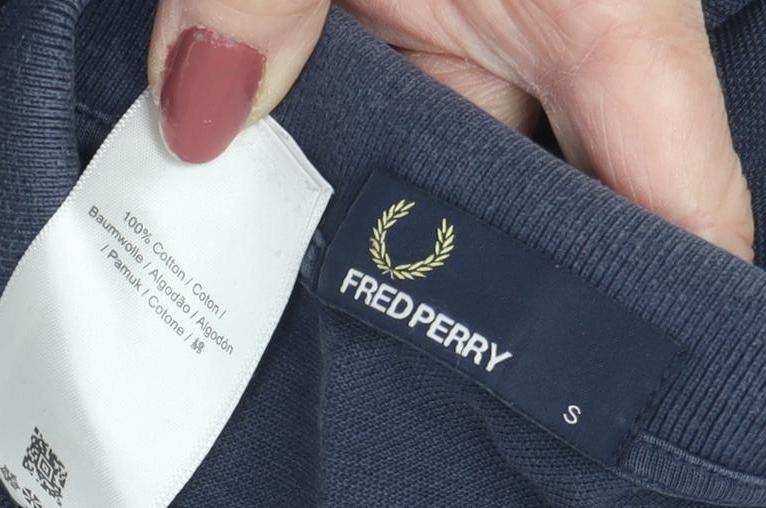 Fred Perry Men's Blue Polo Shirt Size S Casual Wear